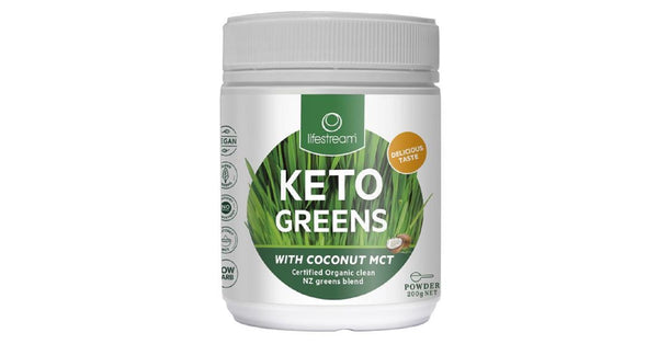 Lifestream Keto Greens W/Coconut MCT 100g