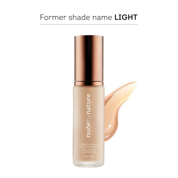 Nude By Nature Luminous Sheer Liquid Foundation Light 30ml