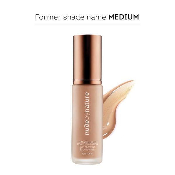 Nude By Nature Luminous Sheer Liquid Foundation Medium 30ml