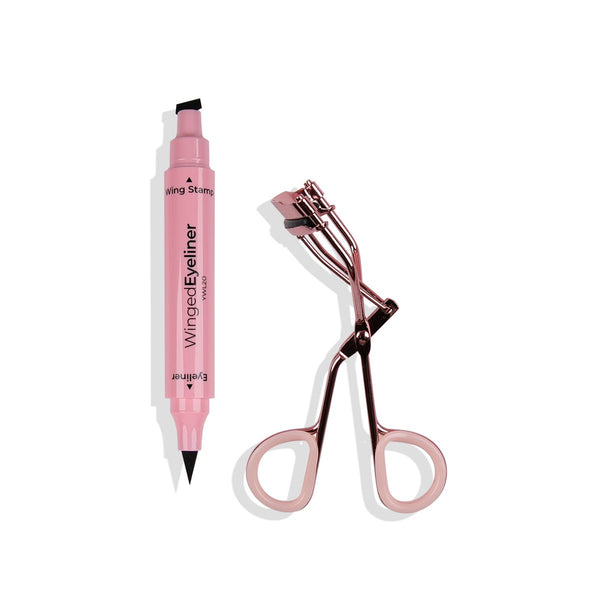 MCo MCOL0226 Eyelash Curl & Wing Eyeliner Set