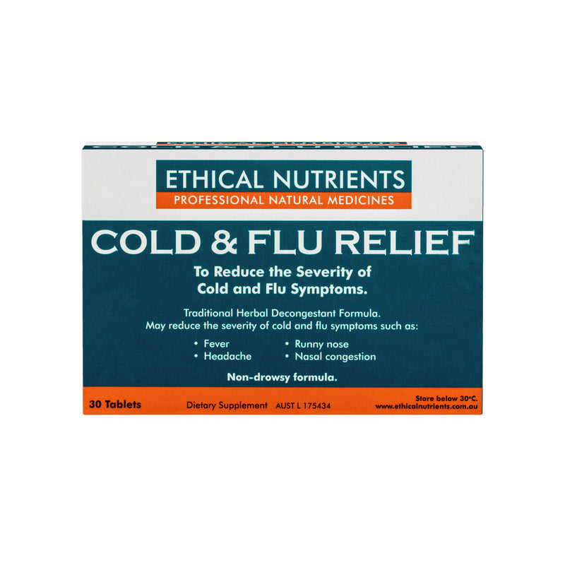 Ethical Nutrients Cold and Flu Relief 30tabs