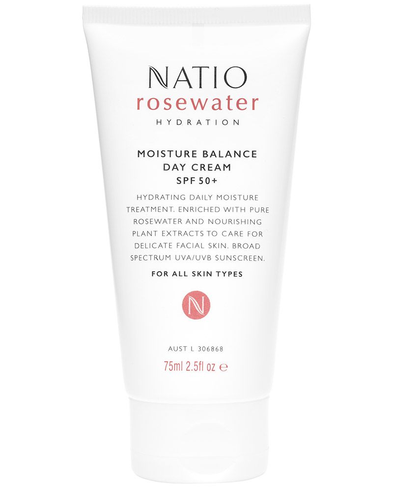 NATIO Rose Water Moisture Balance Day Cream SPF50+ 75ml