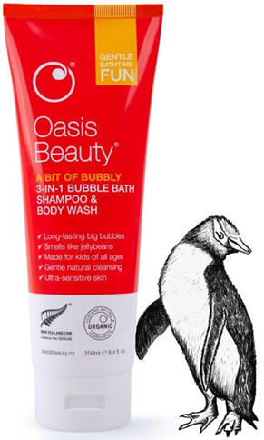 Oasis Beauty A Bit of Bubble 3 in 1 Shampoo and Body Wash 250ml