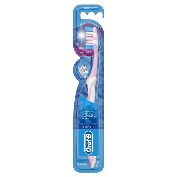 ORAL B 3D White Medium Toothbrush