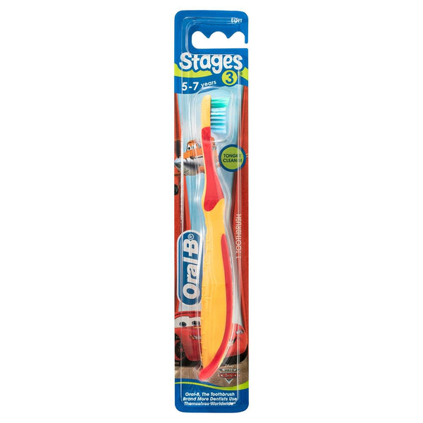ORAL B Tooth Brush Kids Stage 3 5-7yrs assorted