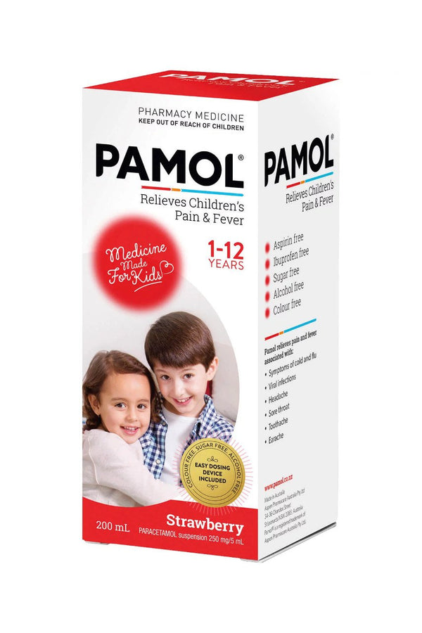 PAMOL All Ages Strawberry C/F 200ml