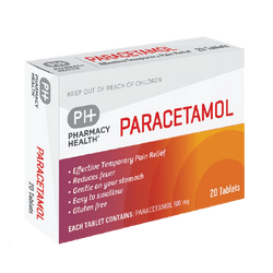 Pharmacy Health Paracetamol 20 tablets