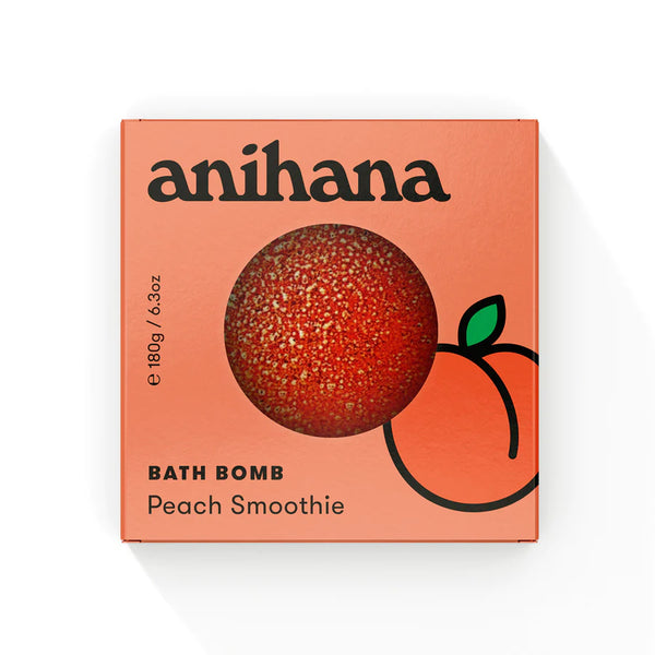 anihana Bath Bomb Peach Smthie 180g