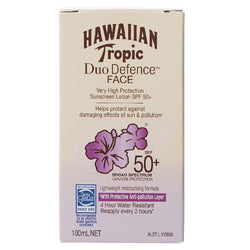 H/Tropic Duo Defence Face SunScreen SPF50+ 100ml