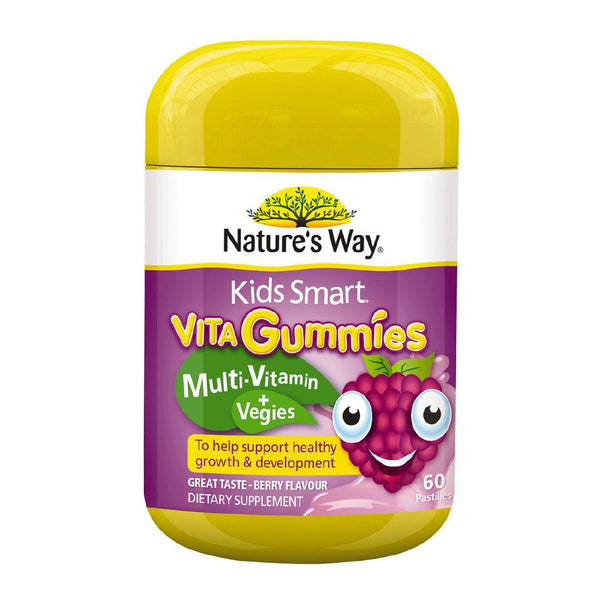 Nature's Way NZ - Kids Smart Vita Gummies Multi-Vitamin + Veges 60s