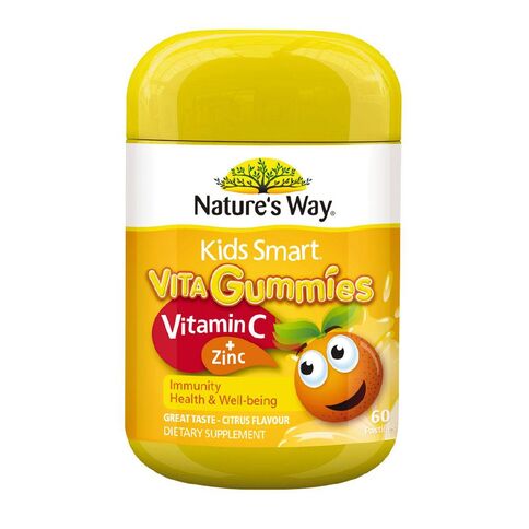 Nature's Way NZ - Kids Smart Vita Gummies Vitamin C + Zinc 60s