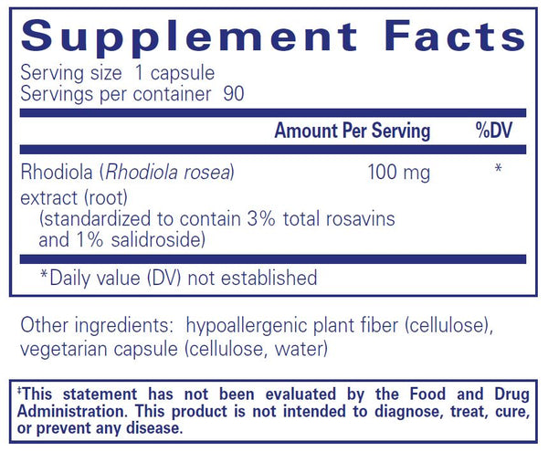 Rhodiola Rosa 100mg