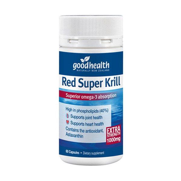 Good Health Red Super Krill 1000mg 30caps