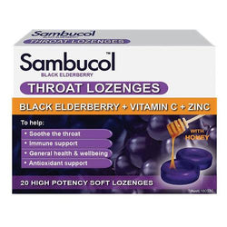 Sambucol Throat Lozenges 20s