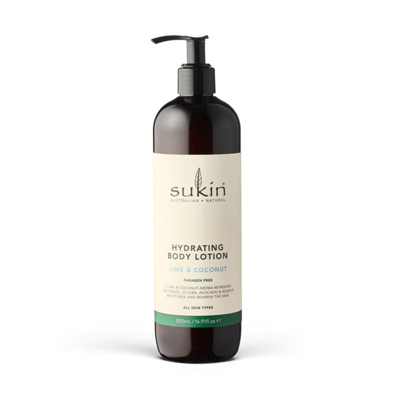 SUKIN Hydrating Body Lotion Lime & Coconut 500ml