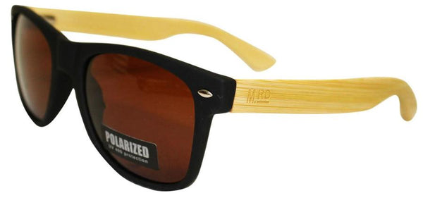50/50 Sunnies - Black with Brown Lens