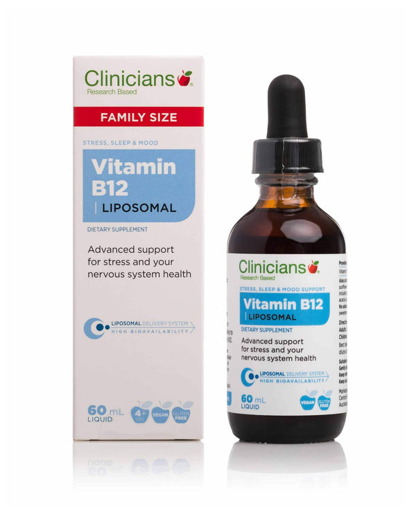 CLINICIANS Liposomal Vitamin B12 50mcg 60ml