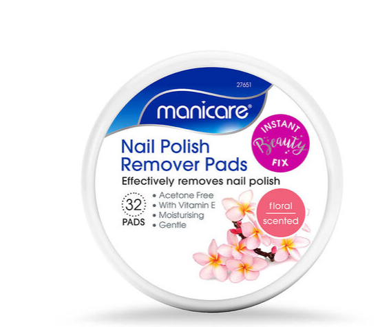 M'CARE Nail Polish Remover Pads - Floral 32