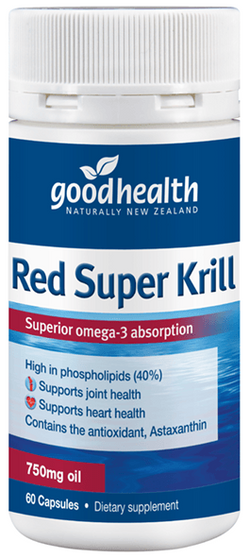 Good Health Red Super Krill 750mg 60caps