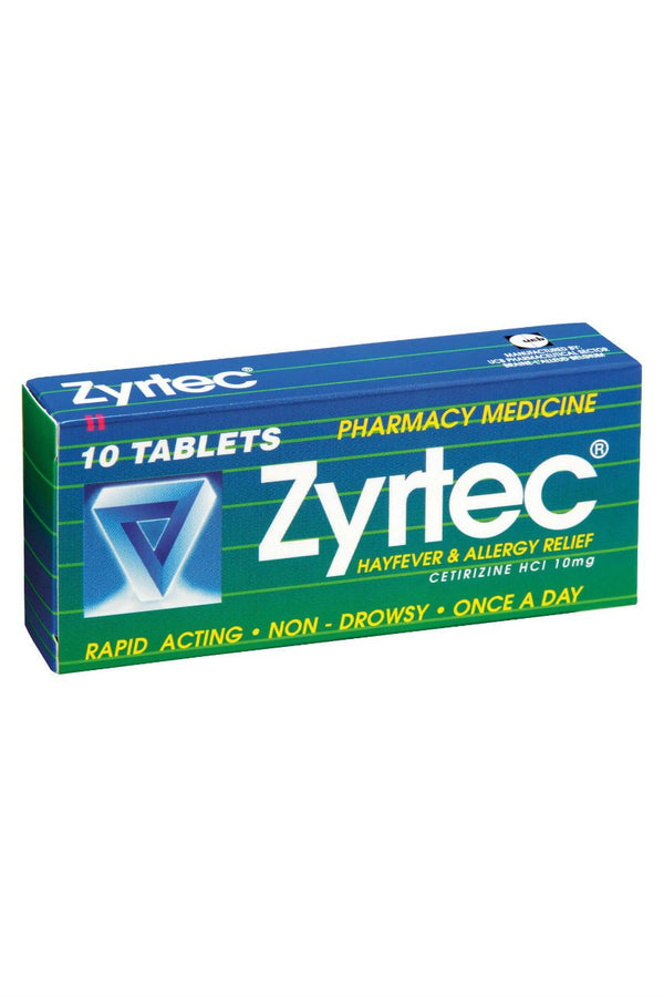 ZYRTEC Allergy & Hayfever Relief 10s