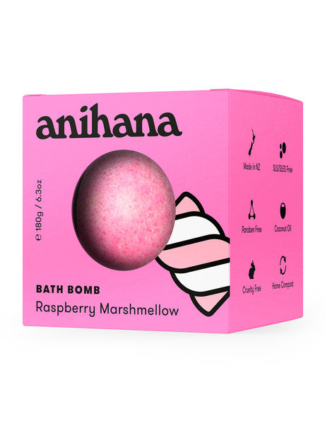 anihana Bath Bomb Raspberry Marshmellow 180g