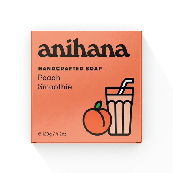 anihana Soap Peach Smoothie Rect 120g