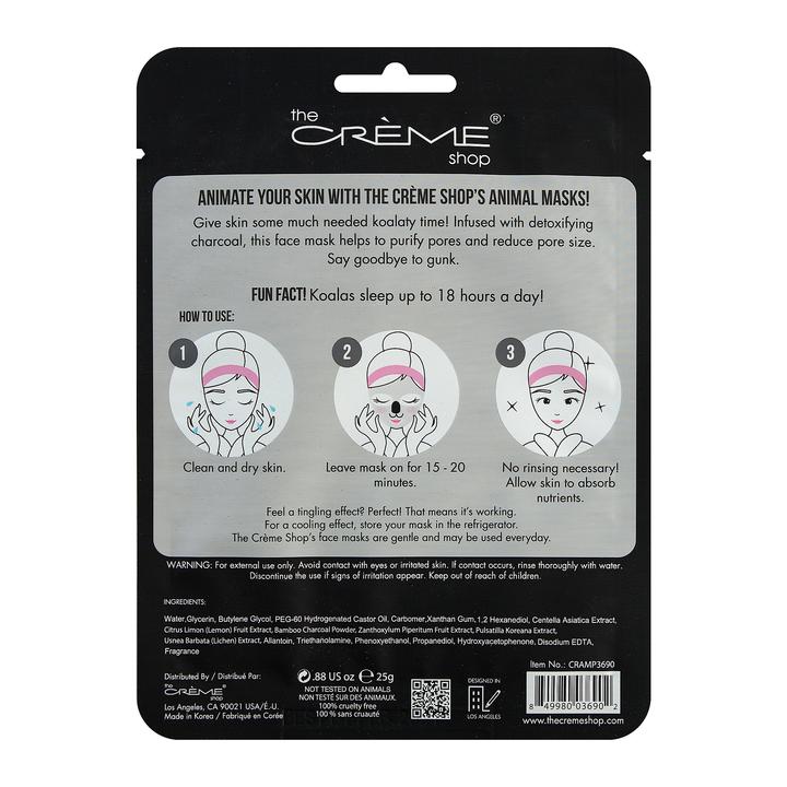 The Creme Shop Face Mask Clean Up Skin Charcoal