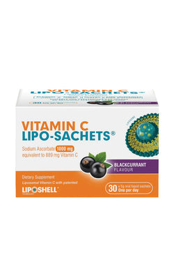 Lipo-Sachets Vit C Blackcurrant 30s