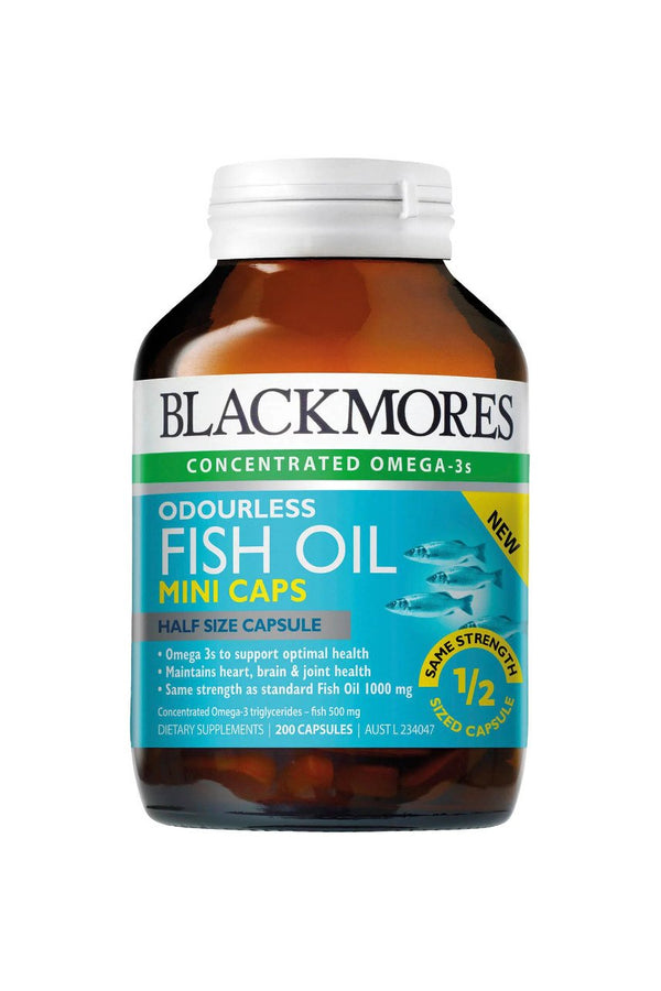 Blackmores Odourless Fish Oil Mini 200caps