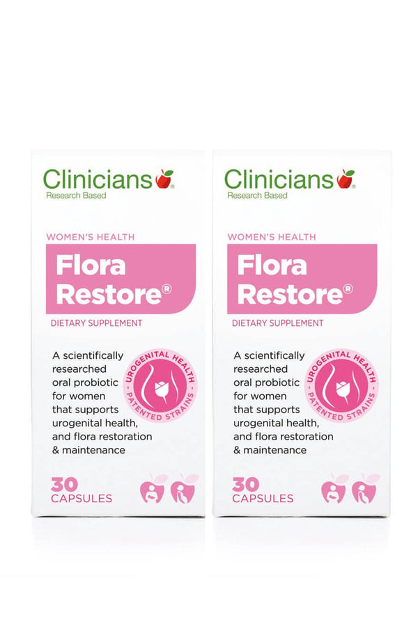 CLINICIANS Flora Restore 30 Capsules 2pk