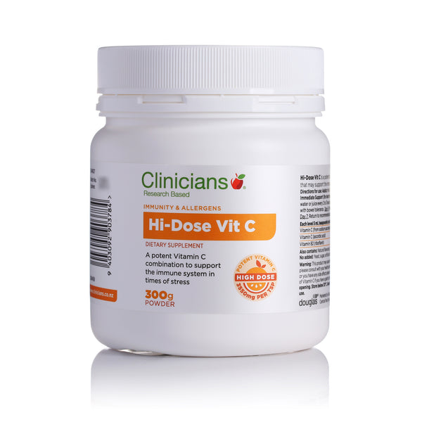 CLINICIANS Hi-Dose Vitamin C Powder 300g