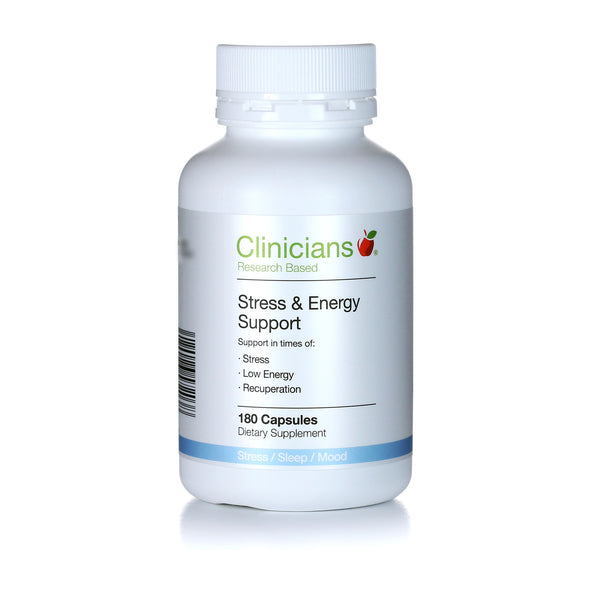 CLINICIANS Stress & Energy Support 180 Capsules