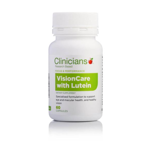 CLINICIANS VisionCare with Lutein 60 Capsules