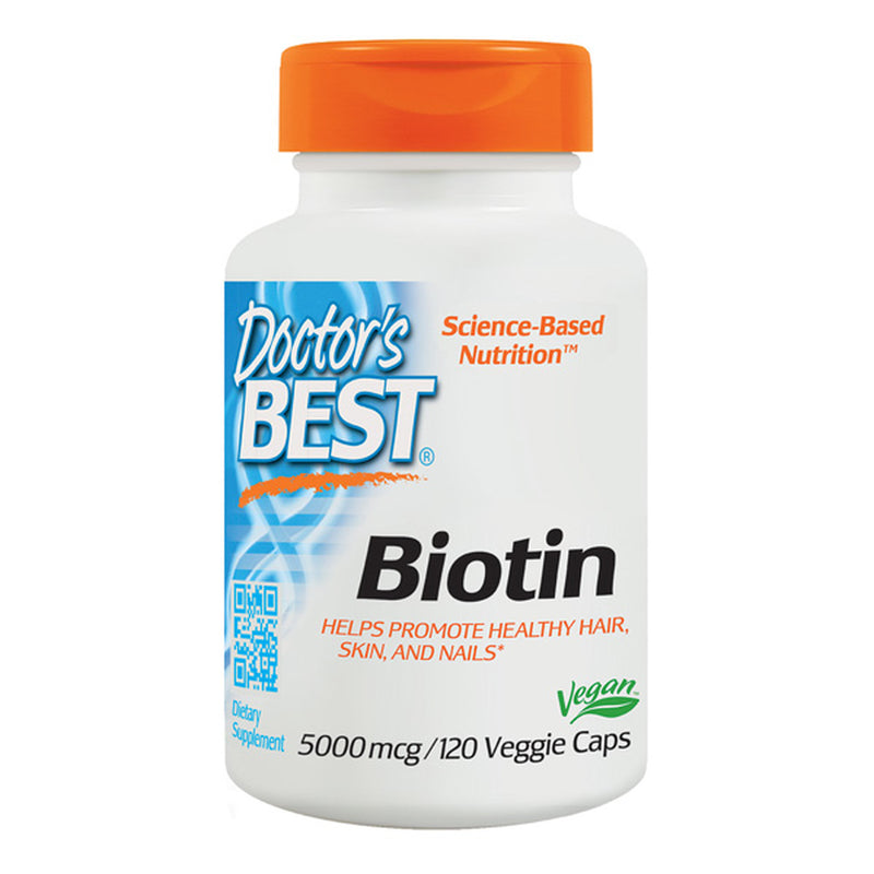 DRs BEST Biotin 5000mcg 120 vcaps