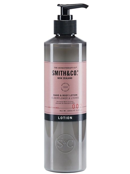 Smith&Co Hand & Body Lotion Elderflower & Lychee 400ml