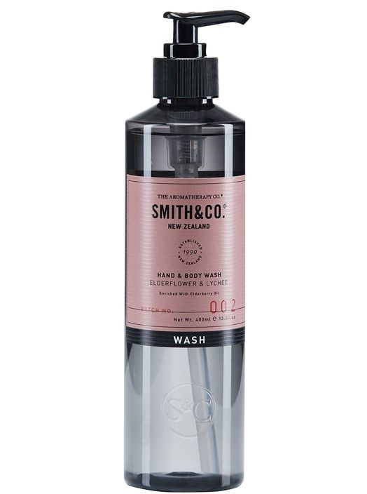 Smith&Co Hand & Body Wash Elderflower and Lychee 400ml