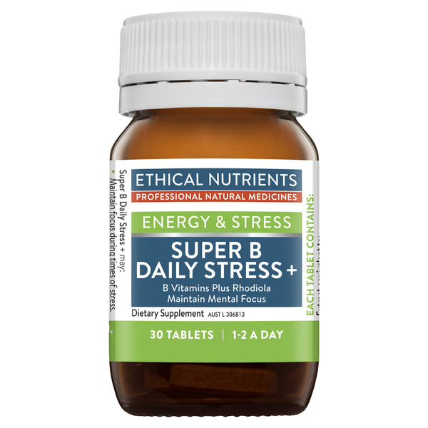 Ethical Nutrients Super B Daily Stress+ 30tabs