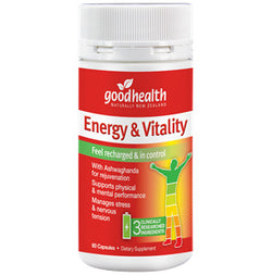 GOOD HEALTH Energy & Vitality Support 30 Capsules