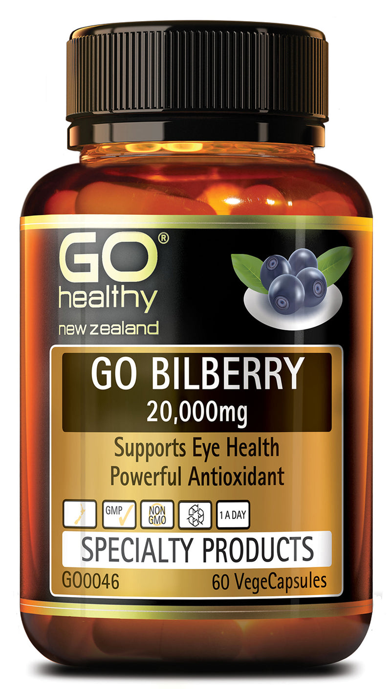 GO Bilberry 20000mg 60vcaps