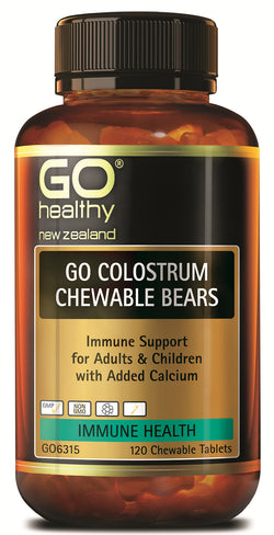 GO Colostrum Chewable Bears 120tabs