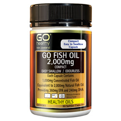 GO Fish Oil 2000mg Odourless 90caps