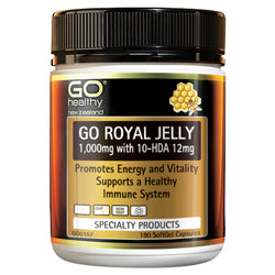 GO Royal Jelly 1000mg 180 S/Gel Cap