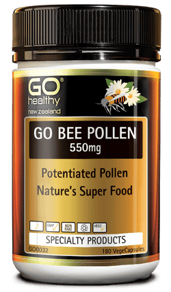 GO Bee Pollen 550mg 180vcaps