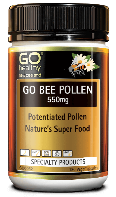 GO Bee Pollen 550mg 180vcaps