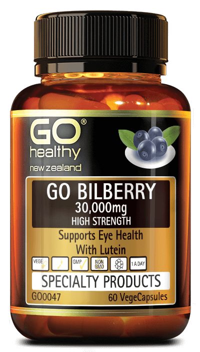 GO Bilberry 30000mg Hi Strength 60vcaps