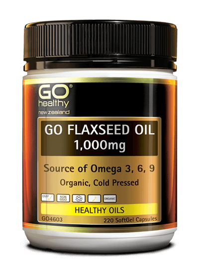 GO Flaxseed Oil 1000mg Org. 220caps