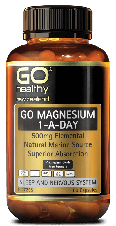GO Magnesium 1-A-Day 500mg 60caps
