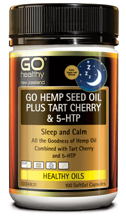 GO Hemp Seed Oil Plus TC &5HTP 100s