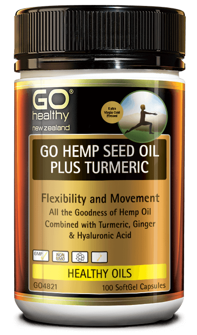 GO Hemp Seed Oil Plus Turmeric 100s