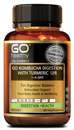 GO Kombucha Digest Turmeric 12B 60s